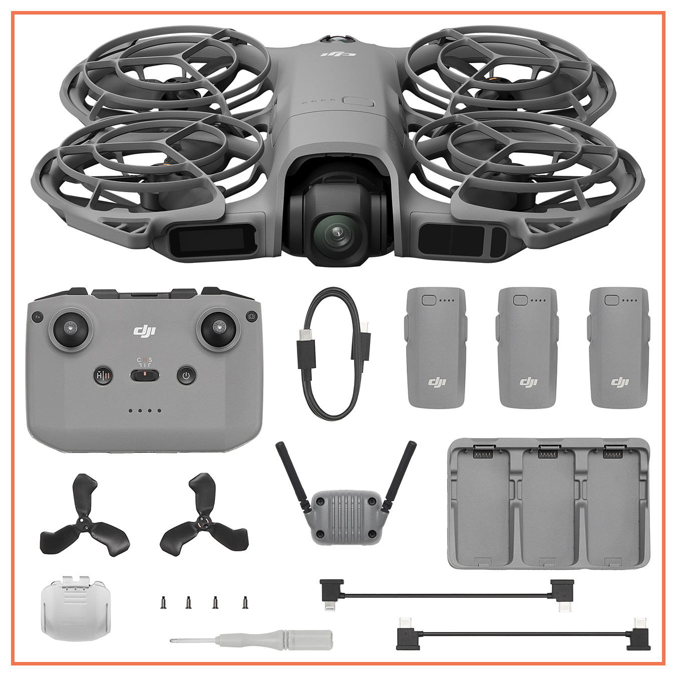 DJI Neo 2 – Fly More Combo (RC-N3)